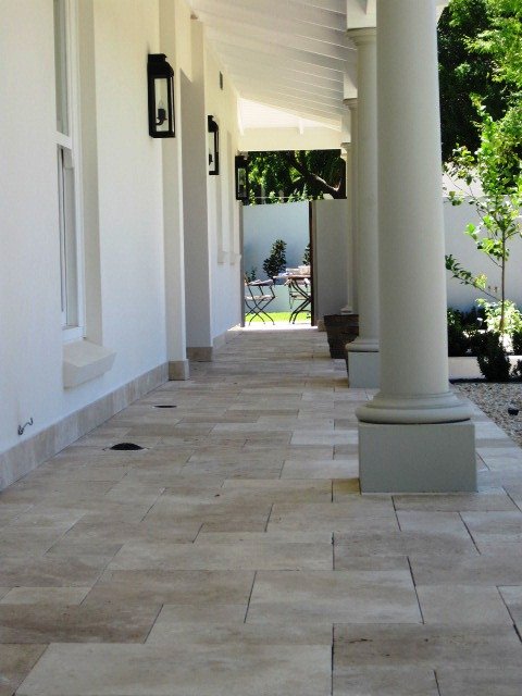 Travertine Pavers in Parnell, Auckland